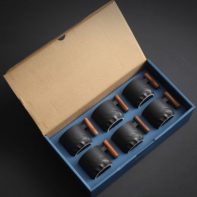 현대적인 디자인 노르딕 세라믹 캄핑용 커피와 차 컵 1개 용량 70ml