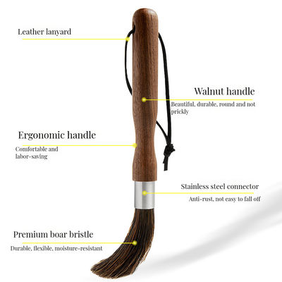 나무 손잡이 커피 밀러 브러쉬 바리스타 부엌 상업 구매자 슈퍼 마켓