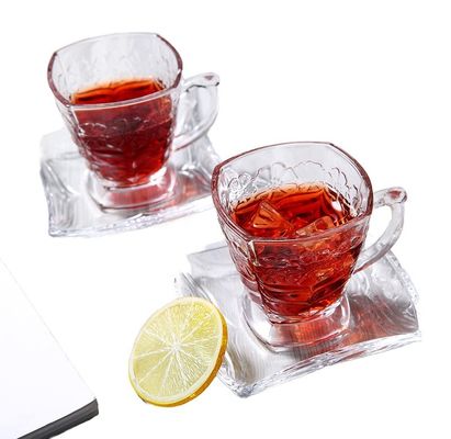 가정 장식용 단순 디자인 세라믹 포르셀린 커피 컵 및 접시 세트