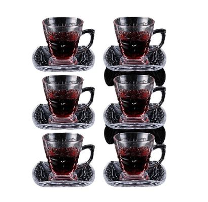 가정 장식용 단순 디자인 세라믹 포르셀린 커피 컵 및 접시 세트