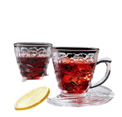 가정 장식용 단순 디자인 세라믹 포르셀린 커피 컵 및 접시 세트