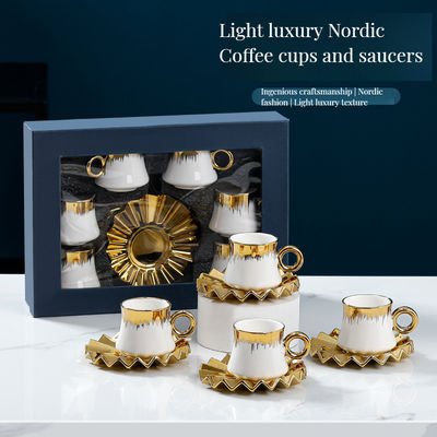 우아한 커피 차 벽지 디자인 세라믹 서양 저녁식사 서양 생활