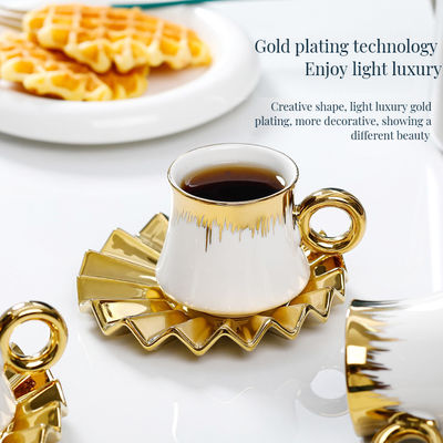 우아한 커피 차 벽지 디자인 세라믹 서양 저녁식사 서양 생활