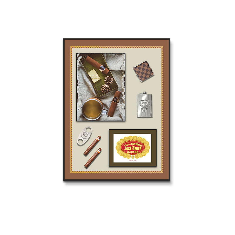 세련된 현대 3D 시뮬레이션 담배 그림 벽화 사용자 지정 크기의 인테리어