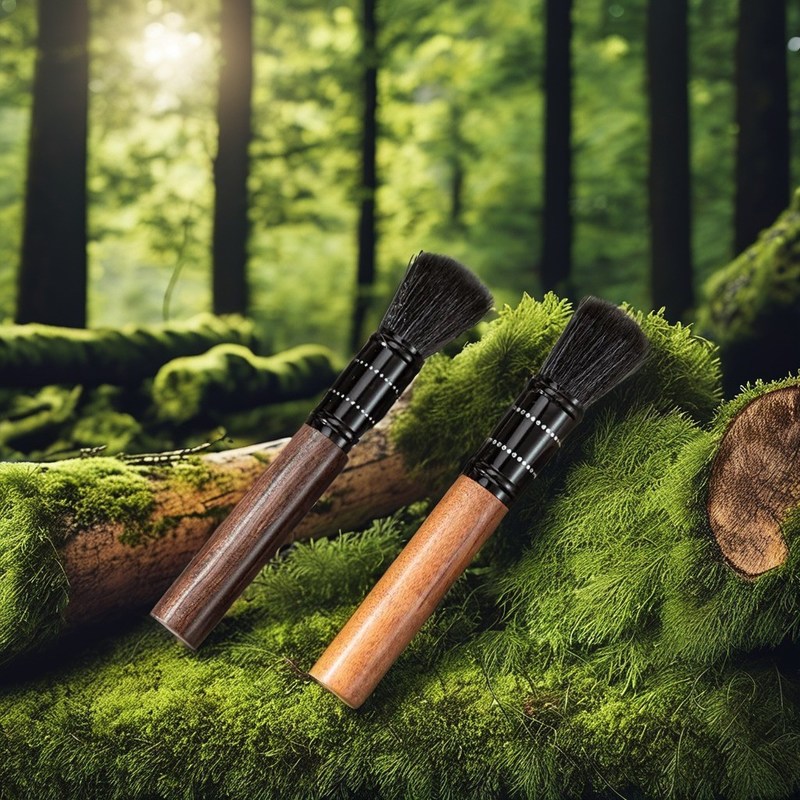 집 주방 커피 머신 밀러를 위한 단단한 나무 손잡이 청소 브러쉬