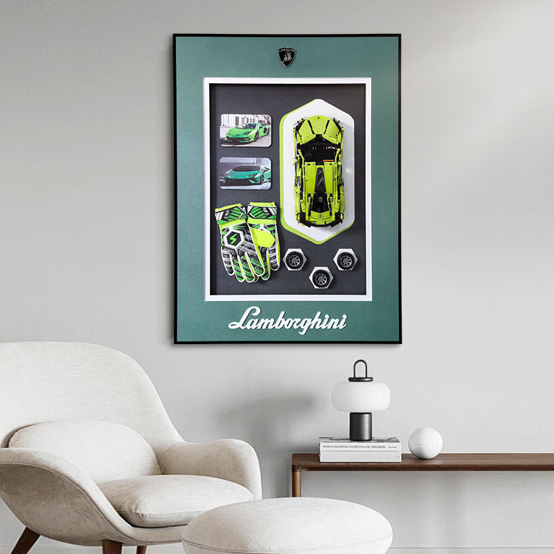 건축 주택 건물 블록 사무실 장식을위한 독특한 매달린 디스플레이 프레임