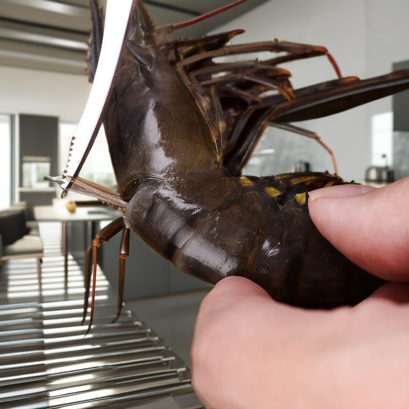 채소 쪼개기 스테인리스 스틸 새우 칼 껍질 벗기기