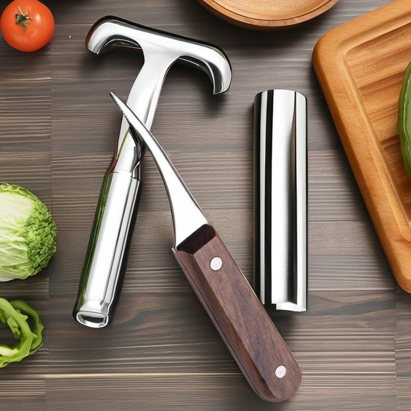 가벼운 생선 배 절단 및 껍질을 벗기위한 중용 스테인레스 스틸 새우 껍질 벗기 칼