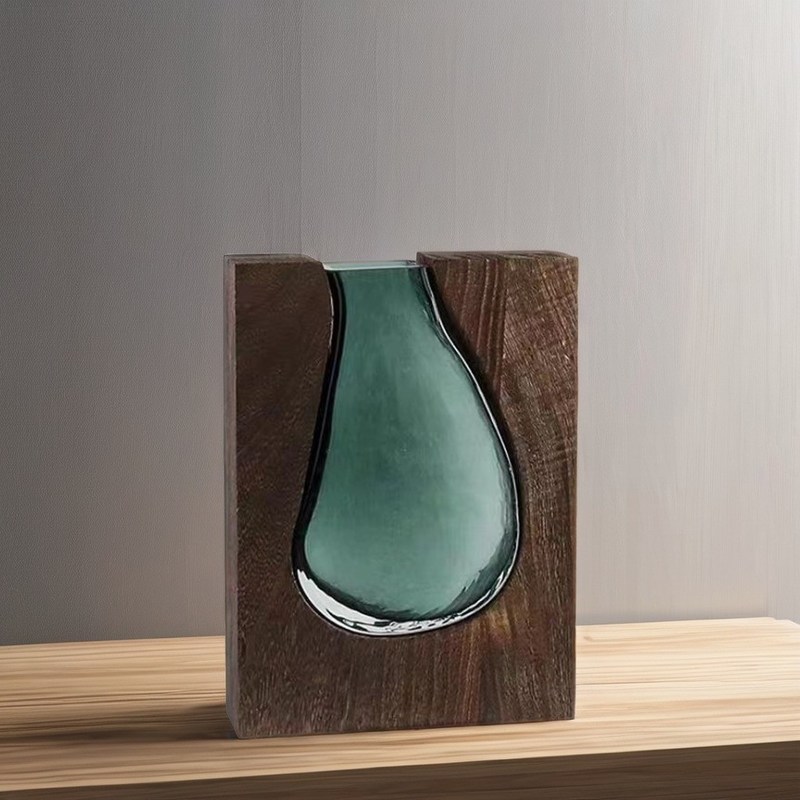 현대 아트 데코 호텔 또는 사무실 장식용 손으로 칠한 말린 꽃 디자인 세라믹 바지