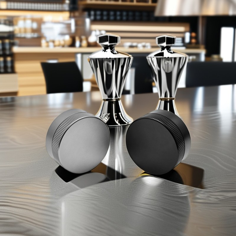 환경 친화적 인 커피 밀링 레벨링을위한 은 조절 깊이의 금속 에스프레소 분배기