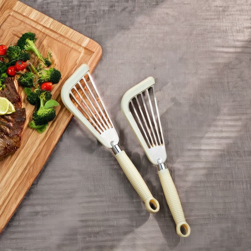 다재다능한 스테인리스 스틸 슬롯 된 생선 스파툴라