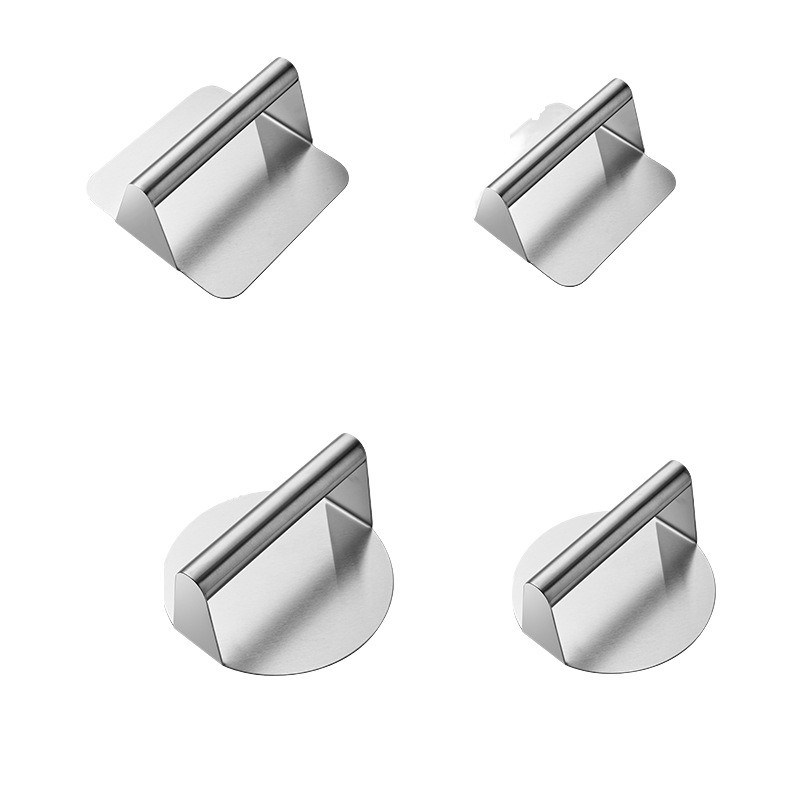 비 스틱 표면 버거 프레스 스퀘어 스테인리스 스틸 그릴 도구