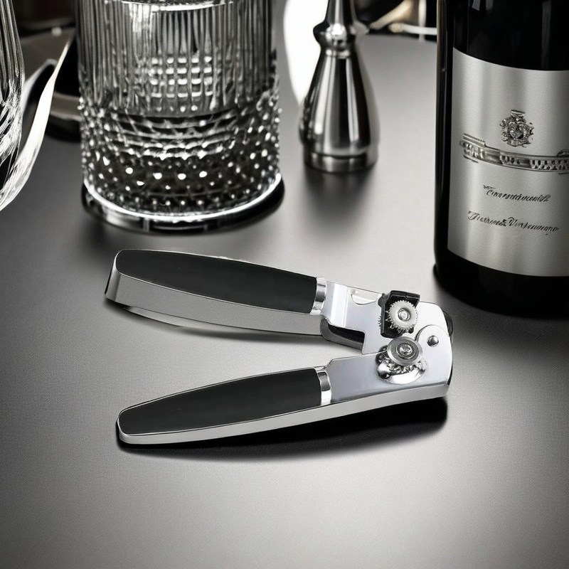 선물 주문 디자인 스테인리스 스틸 수동 캔 맥주 병 열기