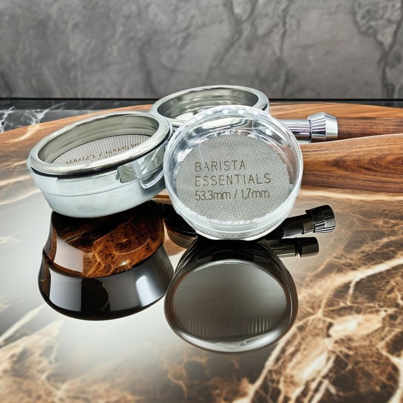 미니멀리즘 디자인 58mm 맞춤형 크기의 스테인리스 스틸 커피 필터 에스프레소 팩