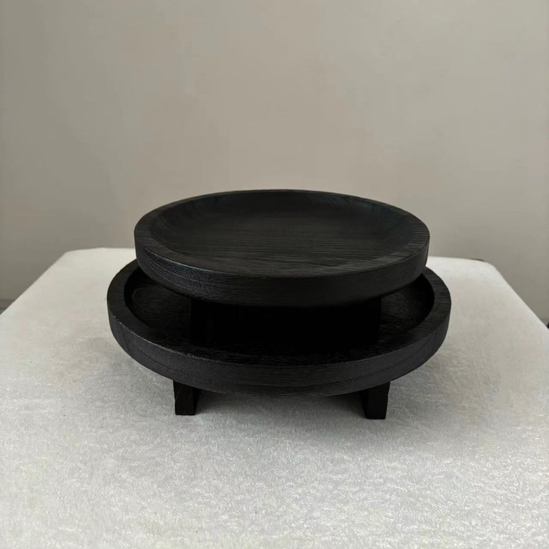 베이킹 도구에 대한 사용자 정의 가능한 시골 목재 프레젠테이션 도구 핫 팬 베이킹 접시