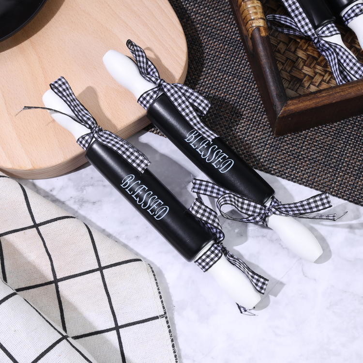 나무의 가치 롤링 핀과 현대 미니 실크 스크린 페이스트리 보드 नू들 제조