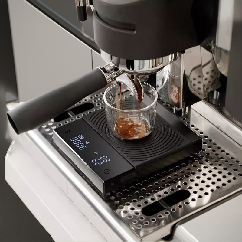 블랙 미러 디자인 커피 가량 부엌용 2kg 용량 및 USB 전원