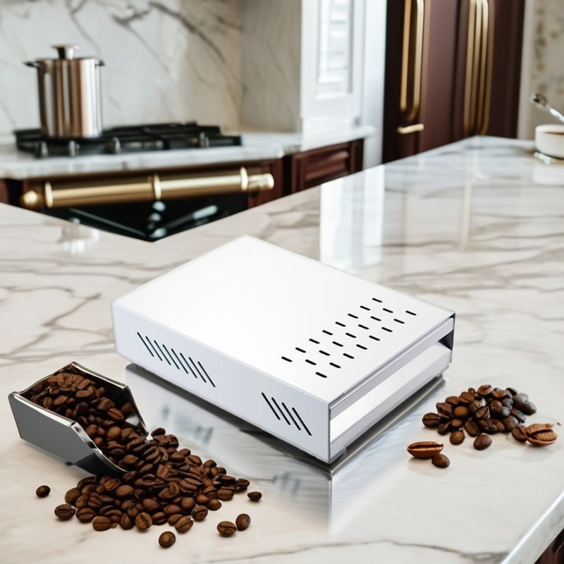 스테인레스 스틸 드라워 타입 버킷 스탠 클래식 스타일 커피 마운드 탭 컨테이너