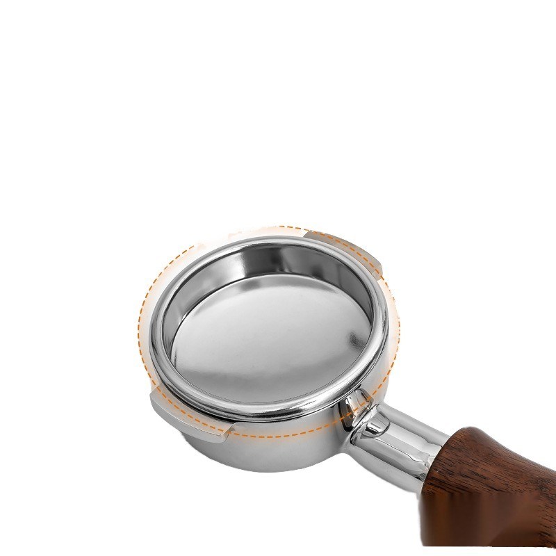 폼 우유 기능 스테인레스 스틸 커피 포트 필터 에스프레소 기계용 블라인드 바구니