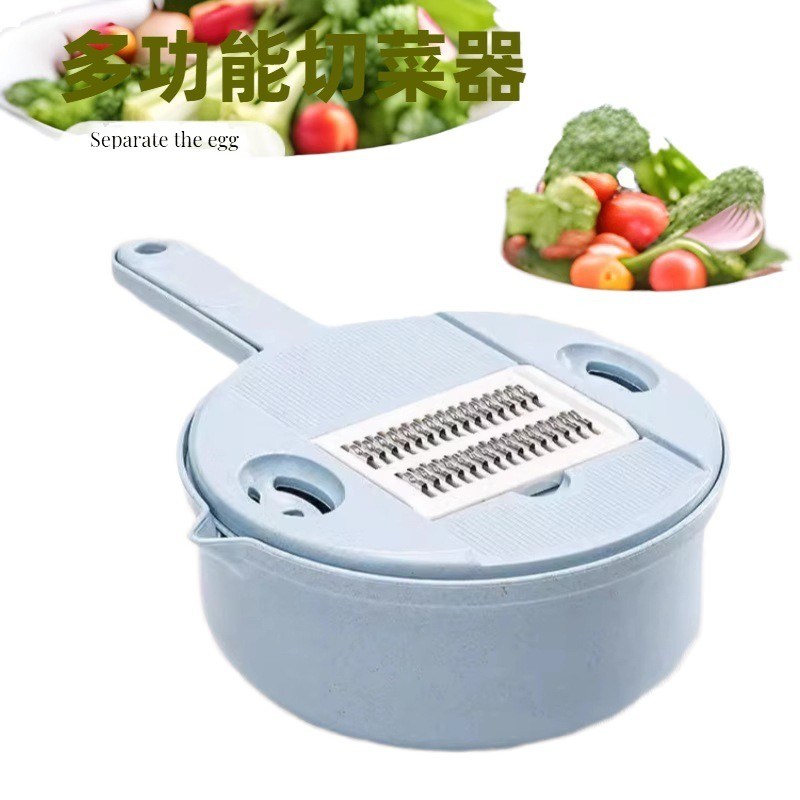 로고 맞춤형 스테인리스 스틸 그릇 모양 슬라이서 다재다능한 빗자루 자르는 도구